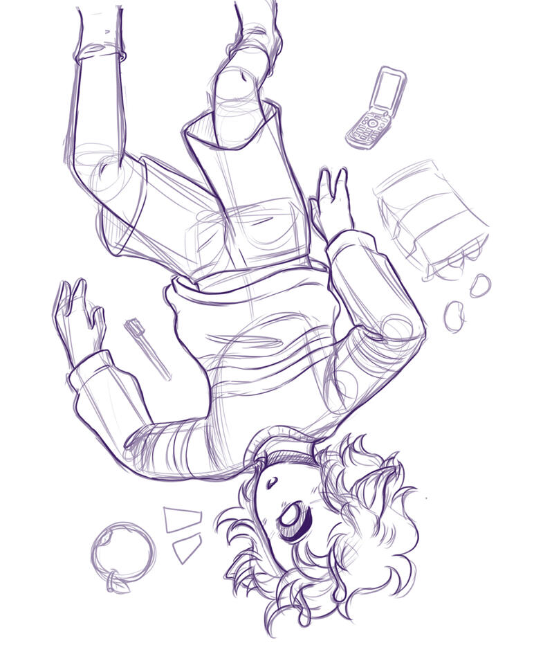 sketch descartado da capa